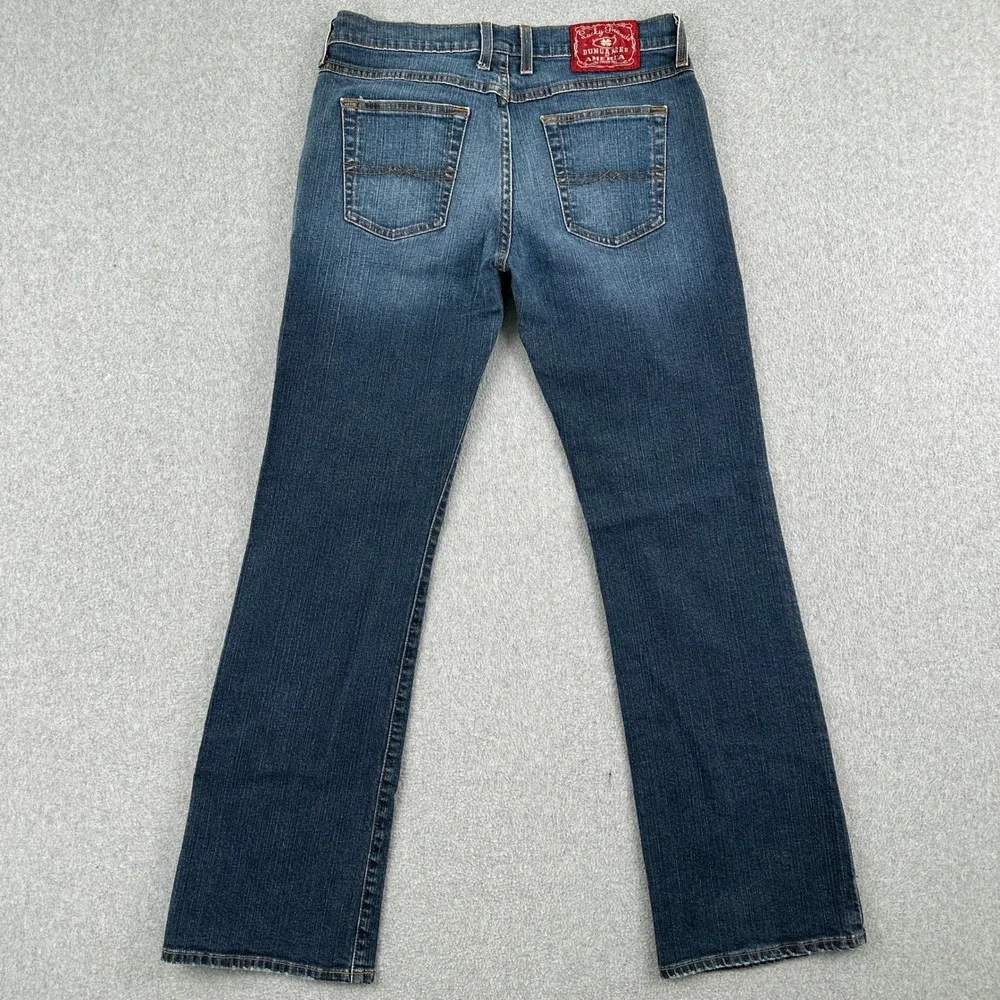 Lucky Brand Jeans Womens 30 Blue Midrise Flare Regular Dungarees Y2K Rodeo Whisk
